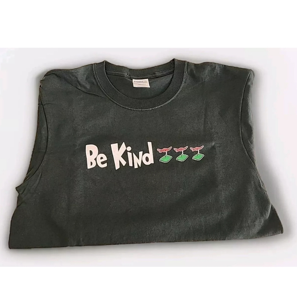 Vintage Port & Company Be Kind Men's Green Dr. Seuss T-Shirt Size X Large